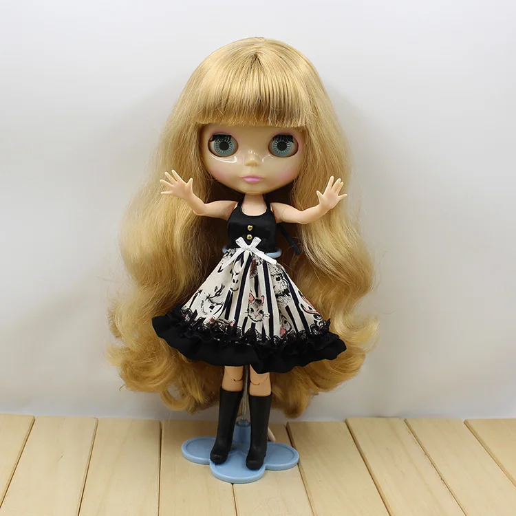 Oufit для Blyth doll Cat платье простого одевания подходит нормального соединения azone 1/6 bjd