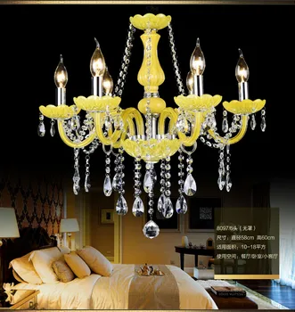 

Modern Candle Crystal Large Christmas Chandelier for Bedroom Decor