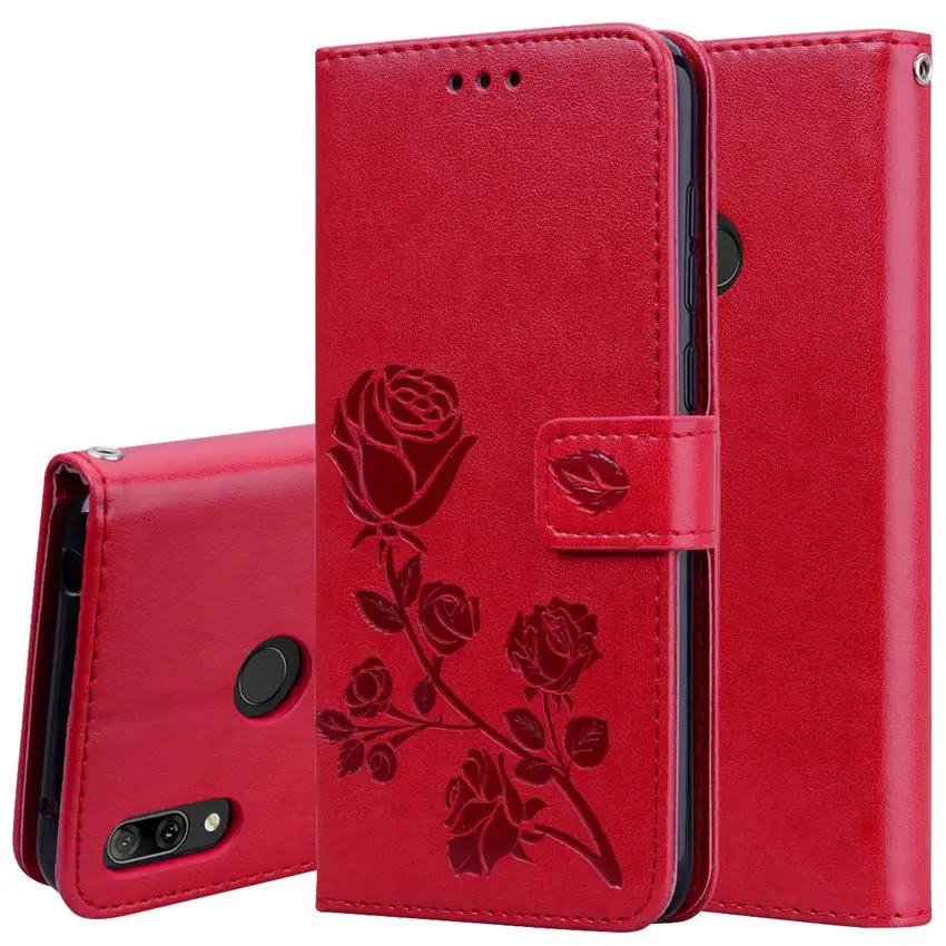 Чехол для Huawei Y7 2019 чехол Prime роскошный кошелек из искусственной кожи телефона Y 7
