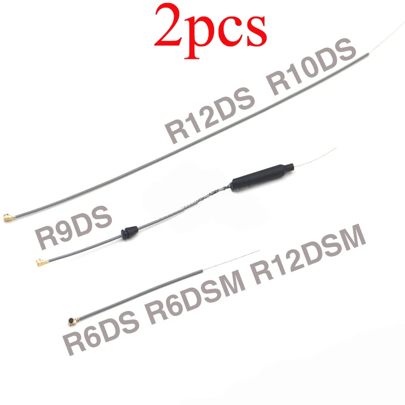 

2PCS RadioLink Receiver Antenna R6DS R6DSM R9DS R10DS R12DS R12DSM 2.4G Antennas for Receivers RC Drone Aircraft Spare Parts