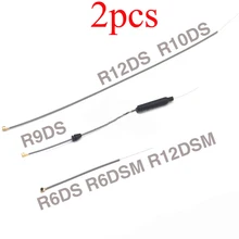 2 ADET RadioLink Alıcı Anten R6DS R6DSM R9DS R10DS R12DS R12DSM 2.4G Antenler için Alıcı RC Drone Uçak Yedek Parça parçaları