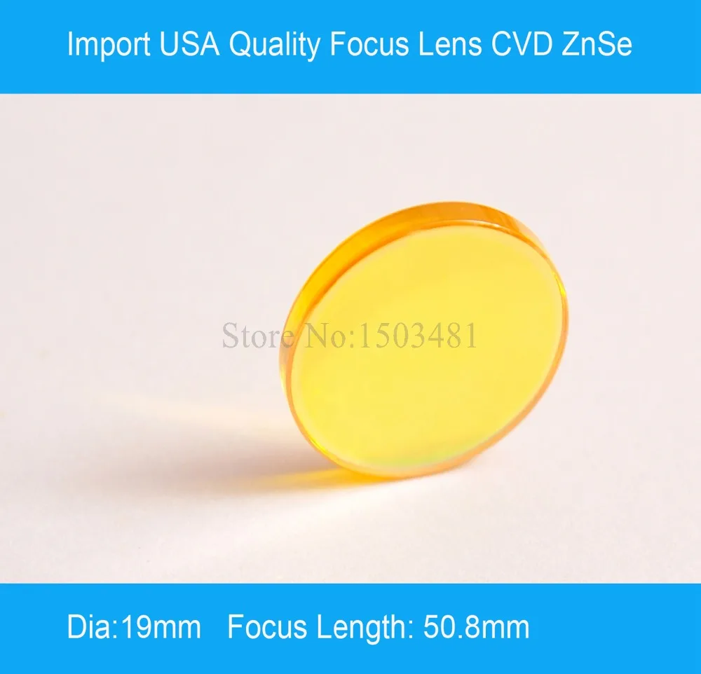 USA ZnSe Focus Lens Dia 19mm Focal 50.8mm Used For CO2 Laser Engraving Cutter Free Shipping | Инструменты