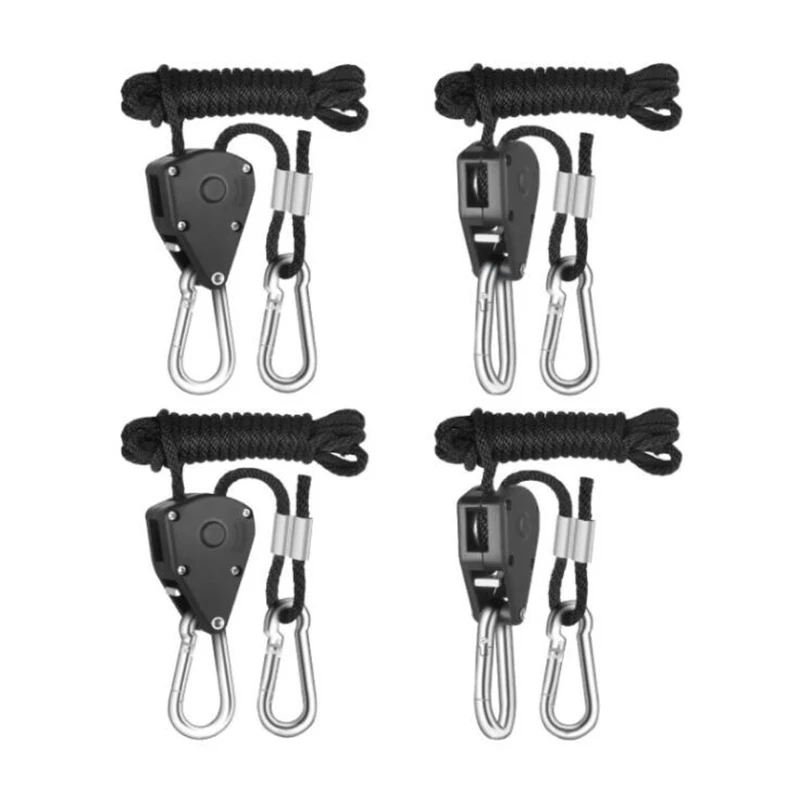 BEYLSION 1/4 1/8 Inch Adjustable Nylon Rope Hangers Lamp LED Grow Room Glasses Eye Protect Glass For LED Grow Light Growing Tent