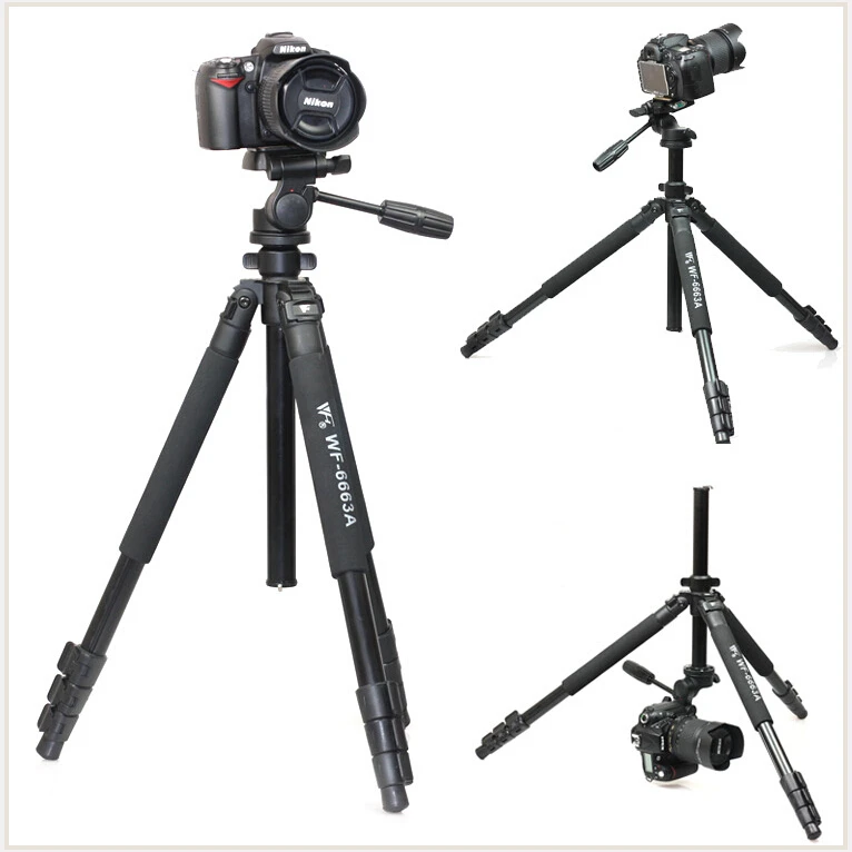 

professional Weifeng WF-6663A Tripod for camera Camcorder Binoculars video vcr