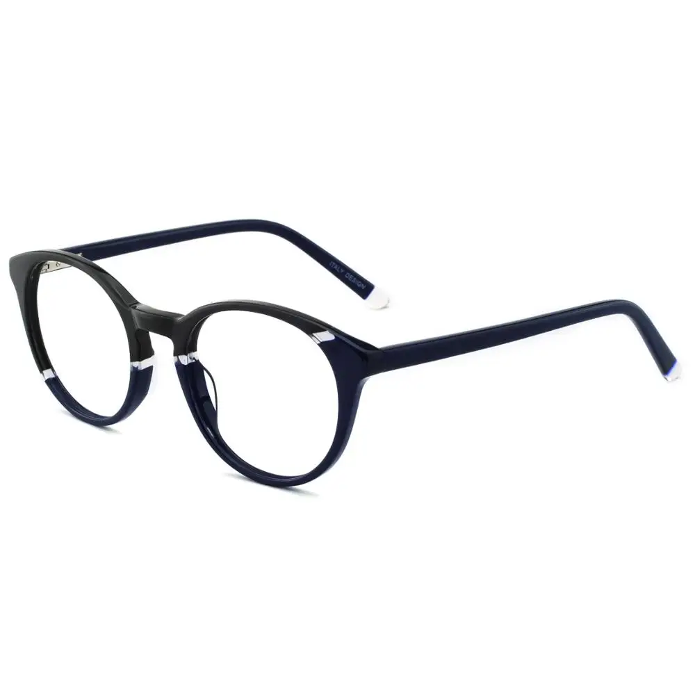 C1 blue Усталость Предотвращение очки для чтения Frame Для женщин офисные оправы очков для близорукости четкие ботаник оптические очки MARE AZZURO OC7101 - Цвет оправы: C1 blue