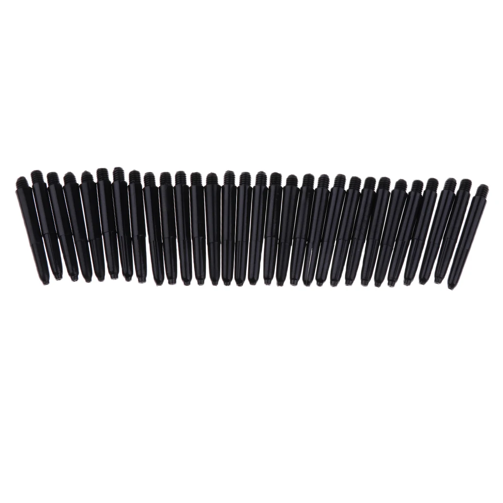 30 Pcs 35mm 2BA Thread Plastic Nylon Soft Tip Darts Stems Shafts Aluminum Dart Shafts Entertainment Accessories