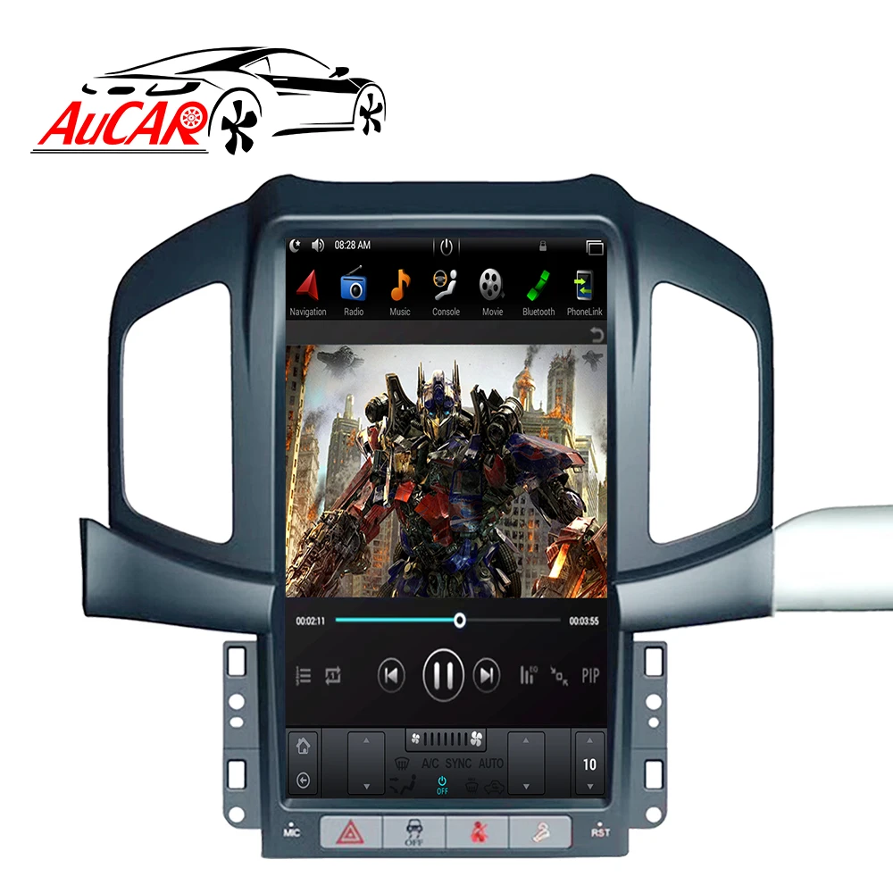 Flash Deal 2 DIN Android 8.1Tesla style Car radio For Chevrolet Captiva 2013 2014 2015 2016 2017 car cassette player Stereo autoradio 1 DIN 5