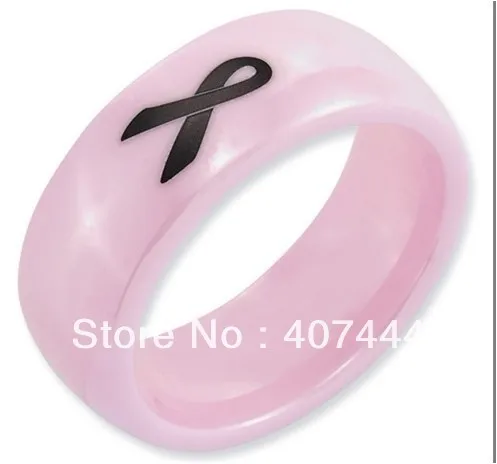 Free Shipping Buy Cheap Price 2013 USA Hot Selling 8MM Dome Shiny Pink Color Ribbon Ceramic