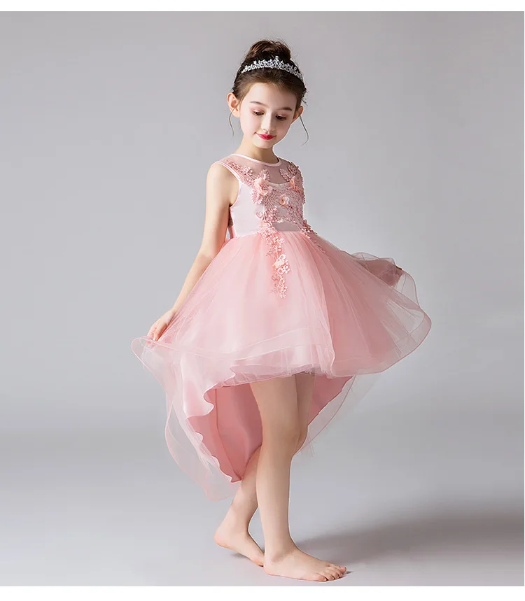 trailing princess dress Girls_04