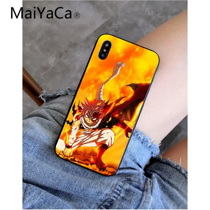 MaiYaCa Феи хвост черный ТПУ мягкий силиконовый телефон чехол для iPhone 8 7 6 6 S Plus 5 5S SE XR X XS MAX Coque Shell