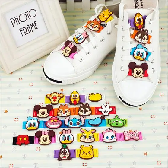 

Children's gift Classic cartoon shoes accessories Cloth shoes sneakers shoes lace buckle
