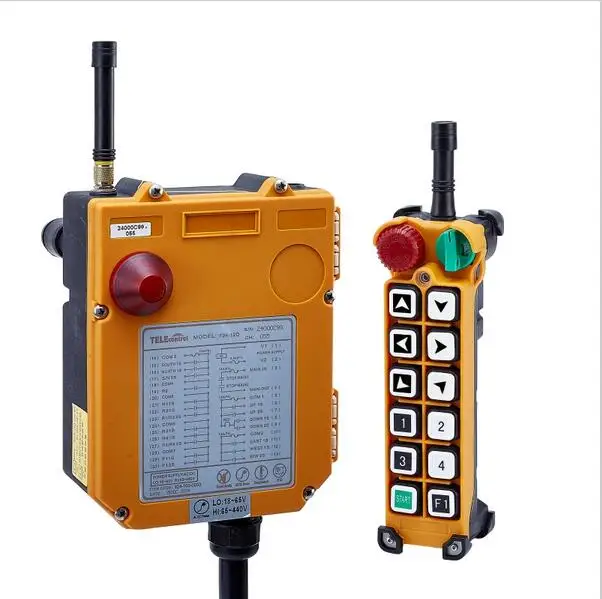 

12 single-speed button new crane industrial remote control crane, hoist radio remote controls F24-12s