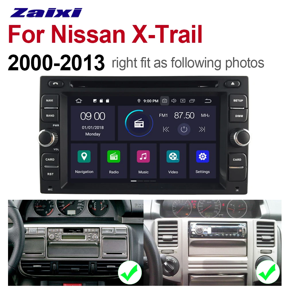 Автомобильный dvd-плеер на основе Android для Nissan X-Trail 2000 2001 2003 2004 2005 2006 2007 2008 2010 2011 2012 2013 мультимедиа gps навигации