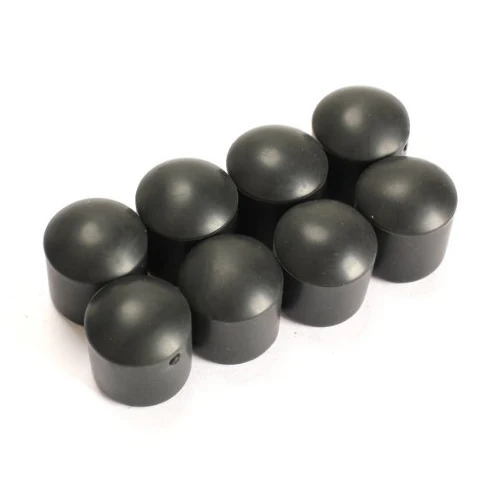 PROMOTION!8Pcs 5/8 Inch Foosball Soccer Football Table Rod Lid End Cap Fussball Black