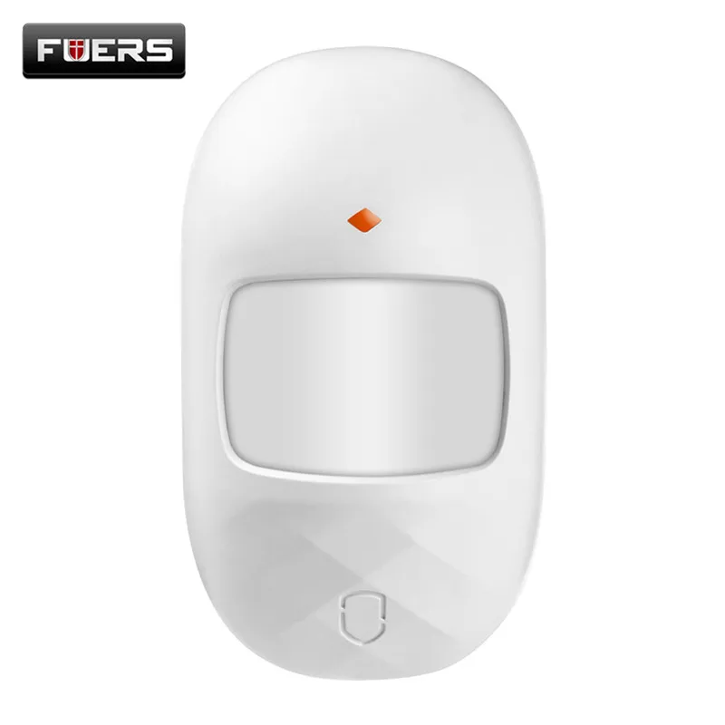 

Fuers Wide Angle 433mhz Wireless PIR Motion Sensor Home Infrared Security Alarm Remote IR Motion Detector for Home Alarm