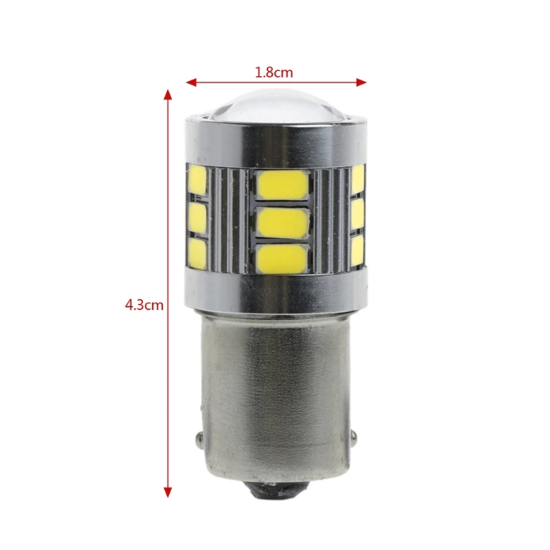 Янтарный DC 12V 18 SMD BAU15S 5730 светодиодный индикатор поворота сигнальный тормозной задний светильник