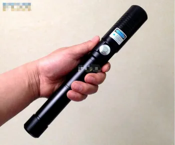 

Strong power military 450nm 1000000m 100Watt blue laser pointer Flashlight burning match candle lit cigarette wicked Lazer torch