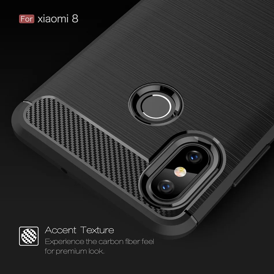 Чехол KolPler для Xiaomi Mi8 чехол противоударный бампер защитный Mi 8 чехлы глобальной
