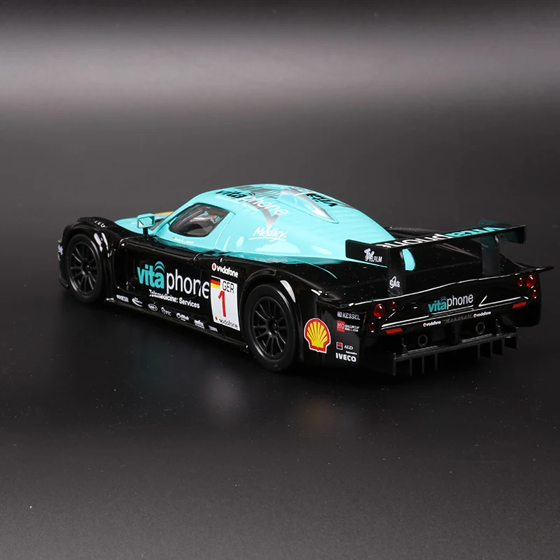 Maserati 1/24 новая специальная металлическая модель эвакуатора MC12 гоночный Настольный дисплей Коллекция Модель игрушки для детей