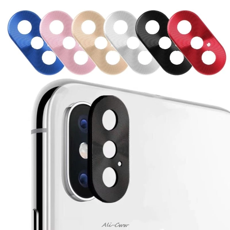 

Camera Guard Circle Metal Lens Film Protector Case Cover Ring Bumper for iphone 7 7Plus 8 8 Plus X lens Protection Ring S927