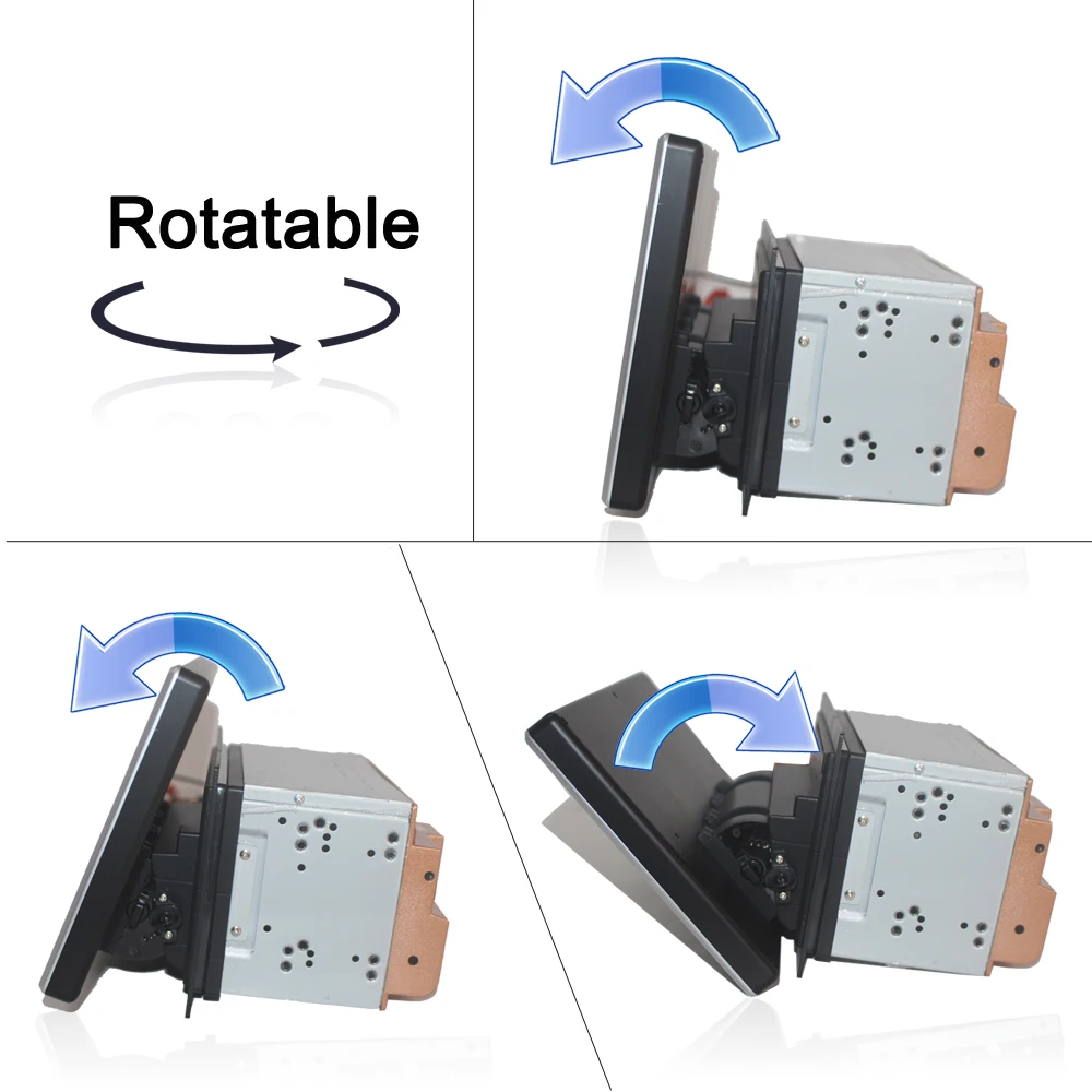 Best HACTIVOL Rotatable 2G+32G Android 8.1 4G Car Radio for 2 din car dvd video player gps navigation bluetooth wifi car accessory 4