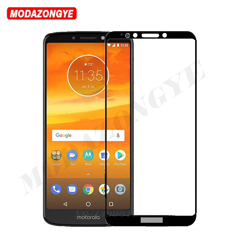 Защитное стекло для Motorola Moto E5 закаленное с полным покрытием Plus XT1924 XT1944 E 5