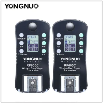 

Yongnuo 2PCS RF605 RF-605 Wireless Flash Trigger Transceiver for Nikon D7100 D5200 D5100 for Canon 650D 1000D 1100D 1000D