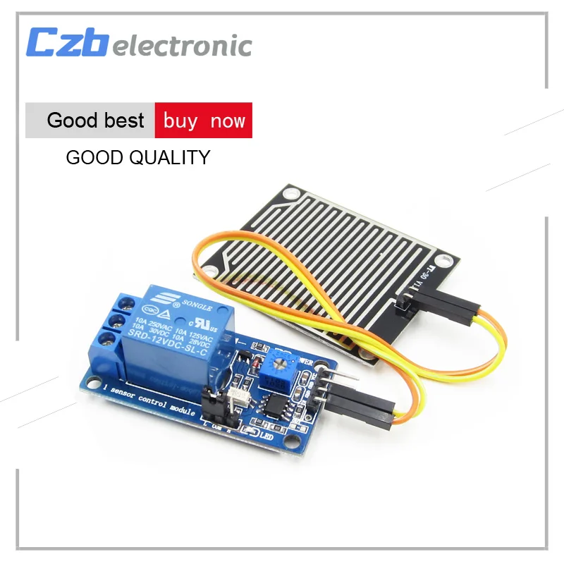 

1pcs 12v Raindrops Controller Module Rain sensor module Foliar moisture NEW