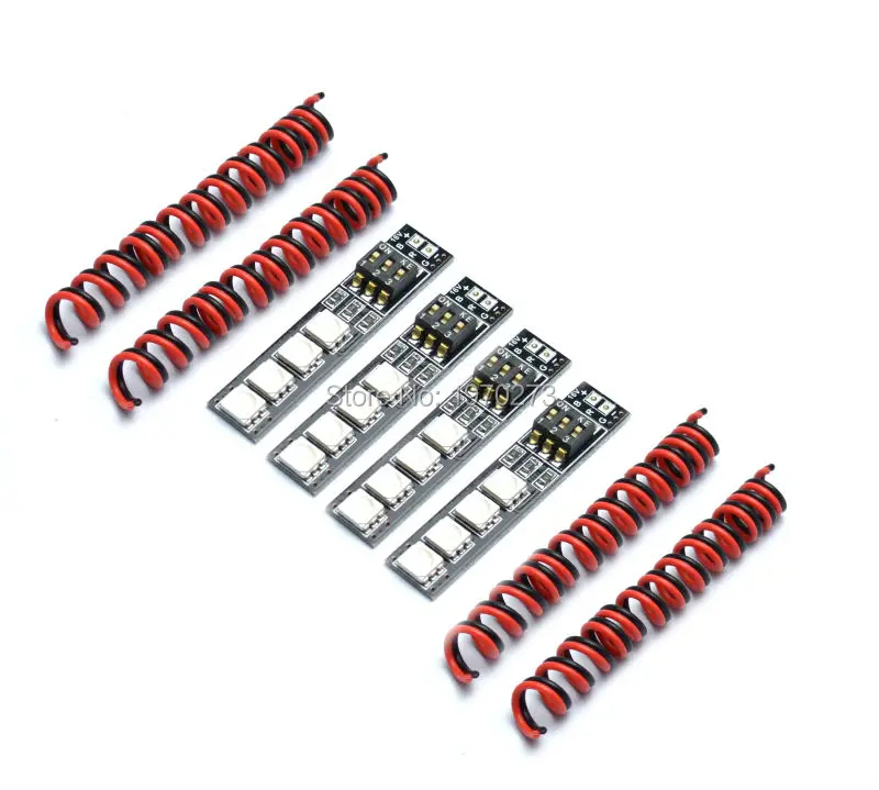 

RGB 5050 LED Lights Board 7 Color 16V for 4S lipo w/DIP Switch for QAV250 Robocat Quadcopter drone