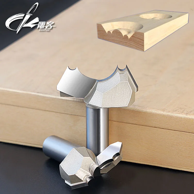 

1pc 12.7mm shank CNC woodworking carving tools milling cutter router bits for wood 1/2 SHK