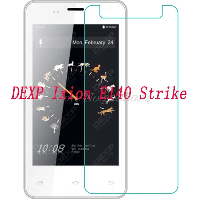 

2PCS Tempered Glass 9H Explosion-proof Protective Film Screen Protector mobile phone for DEXP Ixion E140 Strike 4.0"
