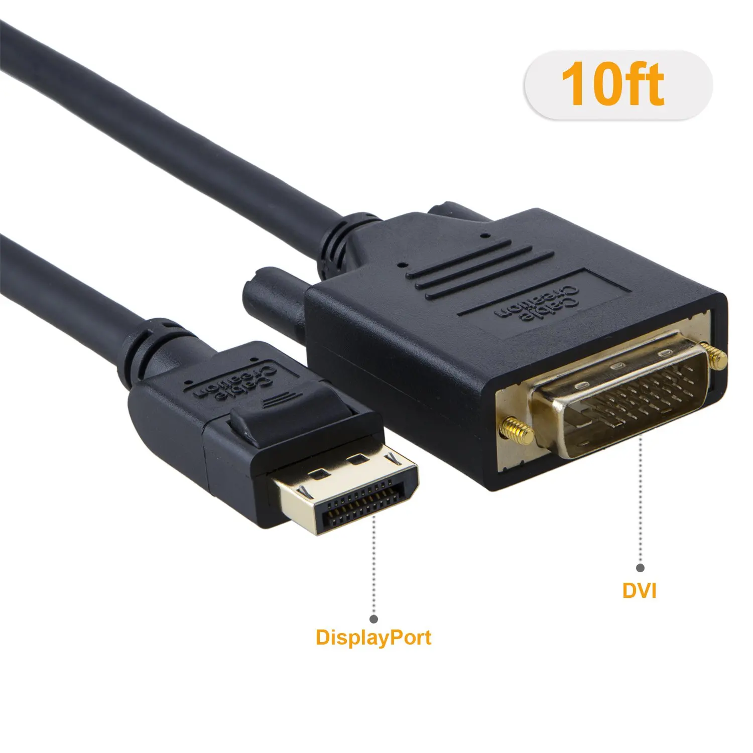 Кабель DisplayPort DVI DP к jorinдо Feet кабель с позолоченным штекером со встроенным чипом