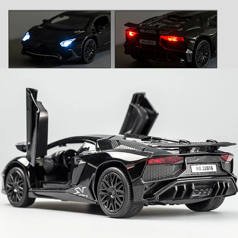 1:32 модель автомобиля Aventador LP750 4 литья под давлением спортивный автомобиль со