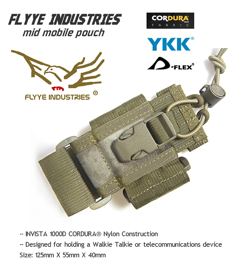 

FLYYE MOLLE system MID wan mobile phone set large screen mobile device bg-a006
