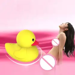 Вибратор секс-игрушки для женщин силикагель фаллоимитатор двойной вибратор женский G-spot водостойкий аккумулятор Зарядка желтая утка