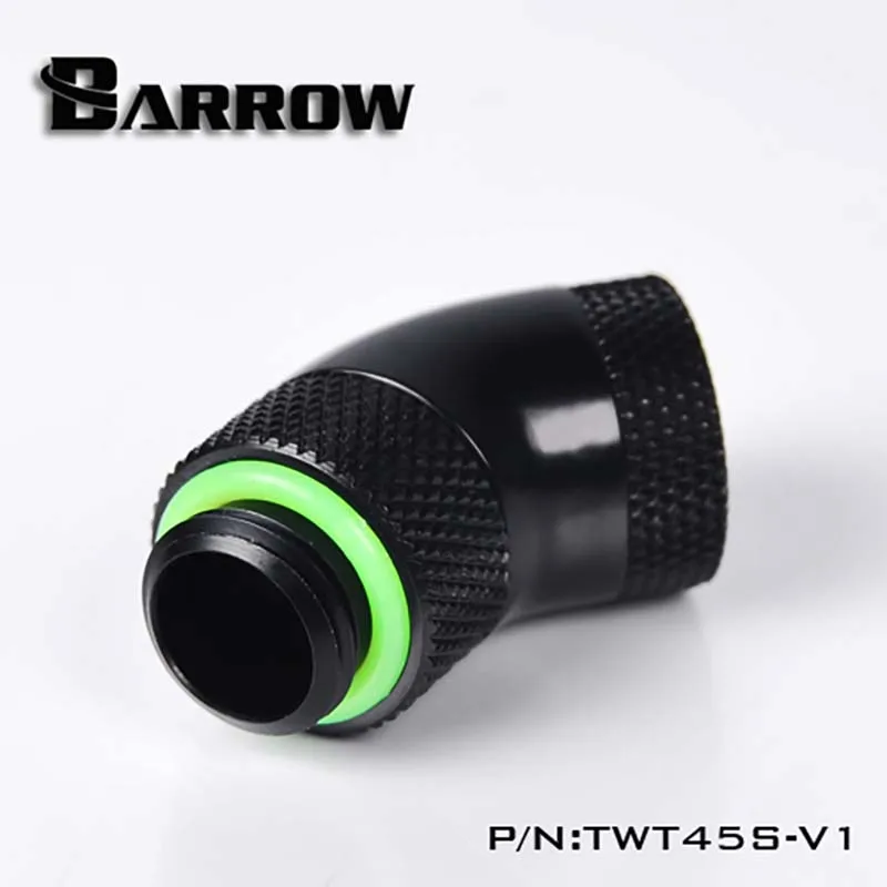 

Barrow water cooler Rotary Fitting 45degree Double Rotation G1/4 Water Cooling heatsink gadget Rotating Adaptors