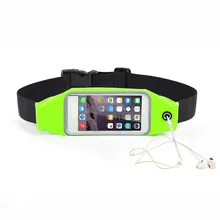 20 шт./партия, Женская Мужская поясная сумка, спортивная поясная сумка, сенсорная водонепроницаемая сумка на ремне для бега, сумка для мобильного телефона