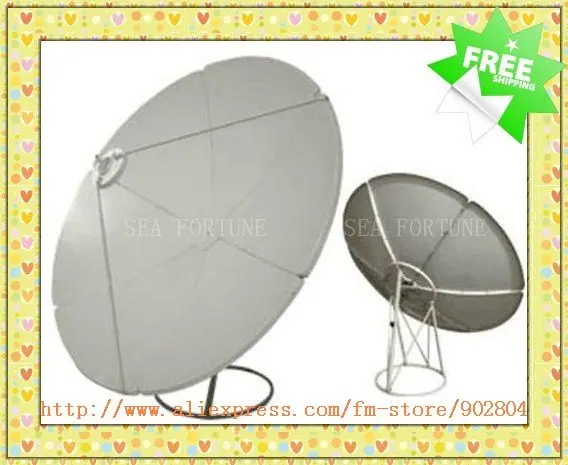 C Band 180cm Prime focus antenna //satellite dish 6 Panels, 6 feet