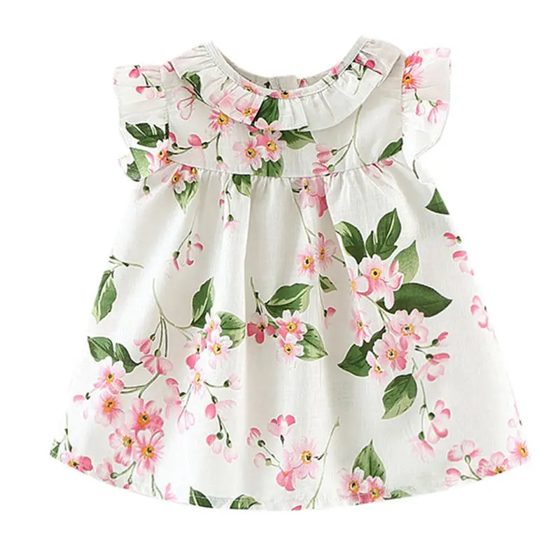 Roupa infantil Весенняя Детская одежда Одежда для девочек летние кружевные платья детская одежда для девочек - Цвет: Белый