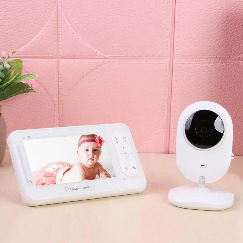 SP920 4,3 дюймовый беспроводной видео цветной детский монитор с высоким разрешением няня, безопасность камеры ночного видения контроль