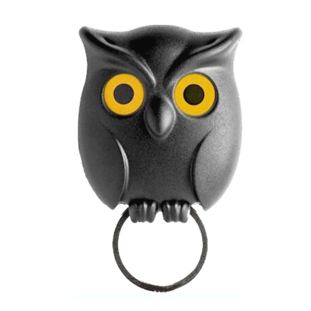 

Cute Owl Shape Hanger Key Holder Multifunction Hanging Home Wall Mounted Decoration Magnetic Organizer Hook Keychain Holder