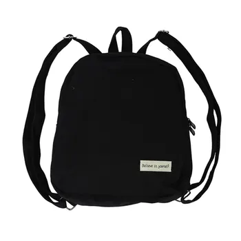 

Girls Women Canvas School Bag Travel Backpack Satchel Shoulder Bag Rucksack