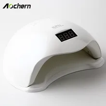 Aochern SUN5 48W Nail Dryer Polish Machine for Curing Art Tool Timer LCD display UV lamp LED nail lamp for gel varnish