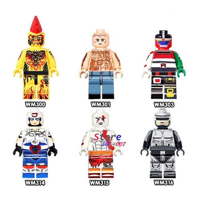 

Single Prison Break Godmars Voltron Team Plawres Sanshiro Ghost Of Sparta Kratos Ultimate building blocks models toys for kits