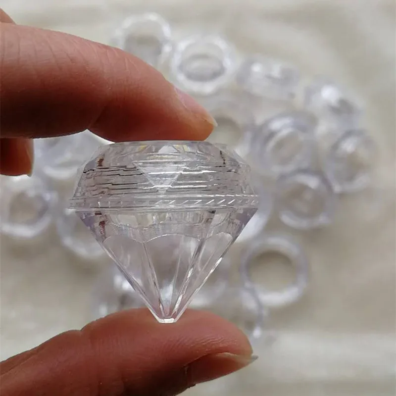 

150 X 5G/5ML Clear Small Diamond Shape Cream Jar For Cosmetic Sample Container Pot Cream