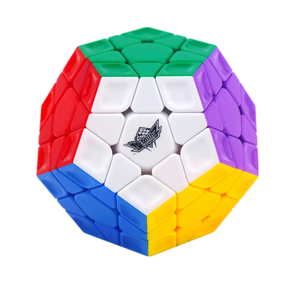 Cyclone мальчик кубик Megaminx 3x3 кубик рубика магический куб-мегаминкс 3 слоя Wumofang скоростной куб профессиональные головоломки игрушки для детей подарок для детей - Цвет: Stickerless