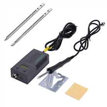 ELECALL ESI-910 вилка США Портативный Цифровой паяльник с термостатом станции Электрические Железные мини pockeat регулируемый термостат
