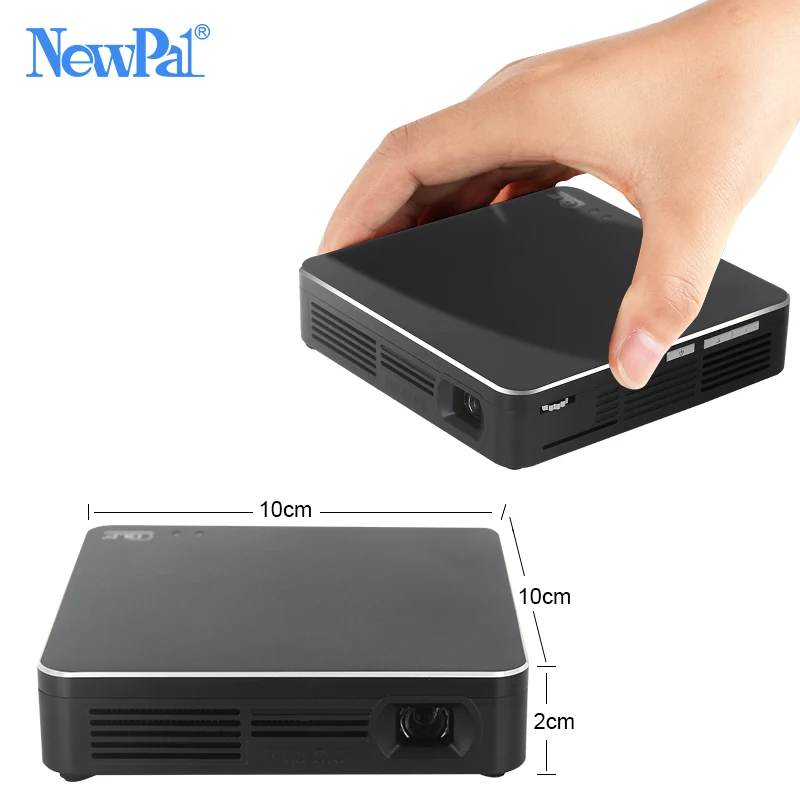 NewPal EHD200 проектор Мини DLP Full HD 1080P Android5.0 Miracast Airplay с батареей 4000 мАч мини проектор|led