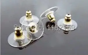 

Free Shipping Wholesale 1000Pcs Tibetan Golden Charm earplugs11x7mm