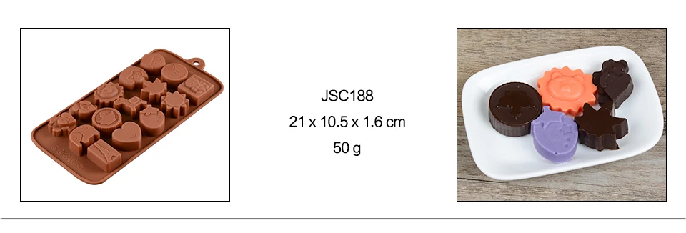 SJ формы для шоколада, пищевые силиконовые формы для леденцов, инструменты для украшения торта, 3D клейкий шоколад, аксессуары для выпечки печенья, разные стили
